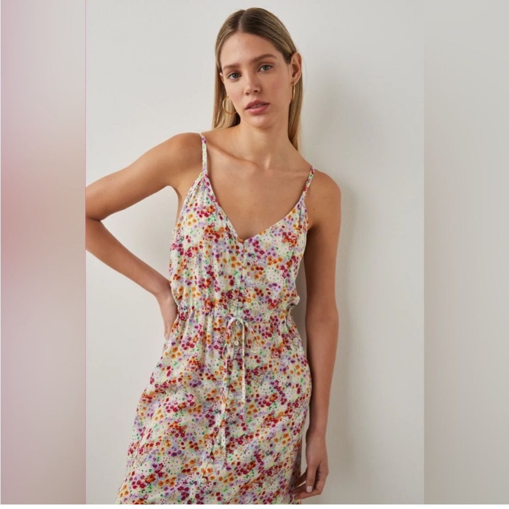 RAILS Frida Light Floral Midi Dress in Fleur Size M